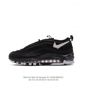 nike 耐克年新款男女子air Max Terrascape 97 气垫缓震休闲运动鞋。Max Air 缓震配置，提供出色的支撑效果和舒适脚感。外底采用部分斑