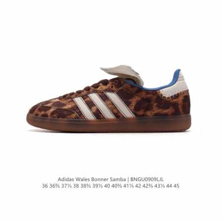 特价 阿迪达斯 德训鞋 经典复古低帮休闲运动慢跑鞋wales Bonner X Adidas 2024 全新秋冬系列联名鞋款 经典运动板鞋。该鞋超大鞋舌采用皮革 - 点击图像关闭