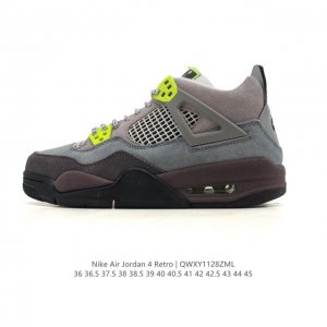公司级 耐克 Nike Air Jordan 4 Retro Og迈克尔 乔丹Aj4代乔4 低帮复古休闲运动文化篮球鞋。秉承轻量化的速度型篮球鞋设计思想完成设计