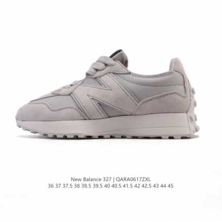 真标 Nb 新百伦 New Balance 327系列复古休闲运动慢跑鞋时尚男女运动鞋 以更纯粹的复古风格设计打造的全新造型 侧身还以解构设计，将 N 字标志以 - 点击图像关闭