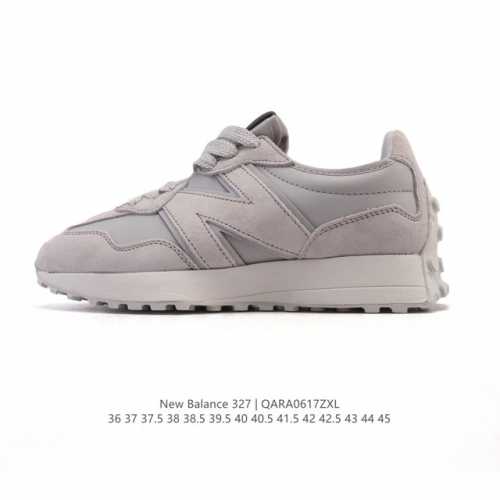 真标 Nb 新百伦 New Balance 327系列复古休闲运动慢跑鞋时尚男女运动鞋 以更纯粹的复古风格设计打造的全新造型 侧身还以解构设计，将 N 字标志以