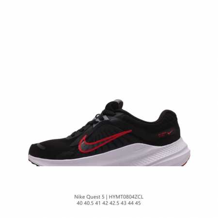 耐克nike Air Quest 5 卡贾透质轻气休运闲 男子透气轻盈缓震跑步鞋，Nike Quest 5 男女子透气轻盈缓震跑步鞋采用匠心设计，助你心愿成真。 - 点击图像关闭