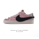 耐克 Nike Blazer Low '77 Jumbo 运动鞋，抓地板鞋，革新重塑经典街头人气鞋款，采用人气传统外观，巧搭大号耐克勾勾设计和宽大鞋带。柔软泡绵