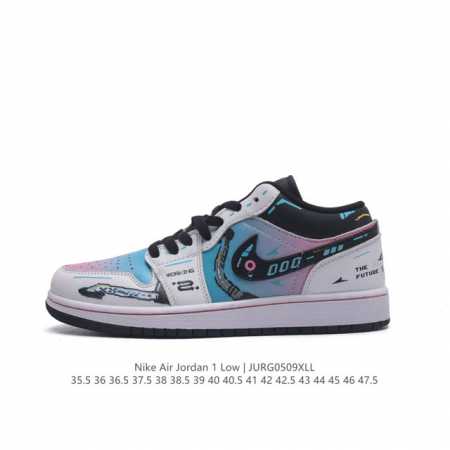 耐克 乔丹air Jordan 1 Low Aj1 乔1 乔丹1代aj1 低帮复古文化休闲运动篮球鞋。该鞋款从 1985 年元年款汲取设计灵感，焕新演绎简约经典 - 点击图像关闭