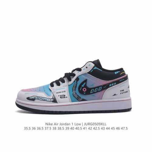 耐克 乔丹air Jordan 1 Low Aj1 乔1 乔丹1代aj1 低帮复古文化休闲运动篮球鞋。该鞋款从 1985 年元年款汲取设计灵感，焕新演绎简约经典