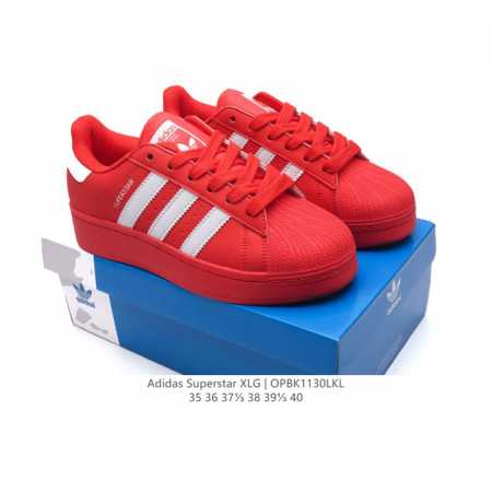 阿迪达斯 三叶草adidas Originals Superstar Xlg 贝壳头系列 低帮厚底松糕经典百搭休闲运动板鞋。当你试图定义adidas Super - 点击图像关闭