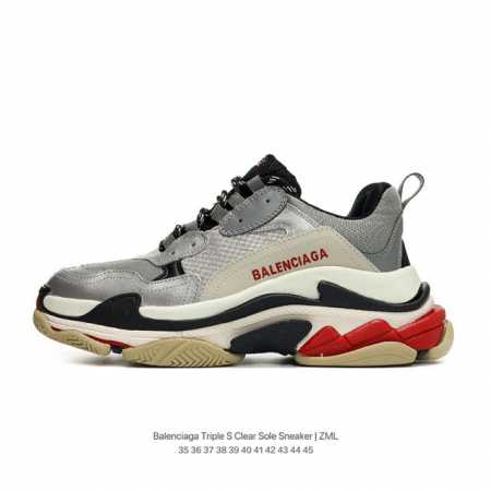 独家私模 全新六层组合大底 1:1复刻 还原细节 料好版型正 Balenciaga 巴黎世家 男女鞋真标原盒原装配置，全部采用原档案原楦数据开发，采用轻质牛剖皮 - 点击图像关闭