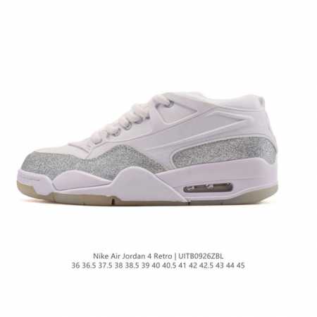 耐克 Nike Air Jordan 4 Retro Og迈克尔 乔丹Aj4代乔4 低帮复古休闲运动文化篮球鞋。秉承轻量化的速度型篮球鞋设计思想完成设计，降低重 - 点击图像关闭