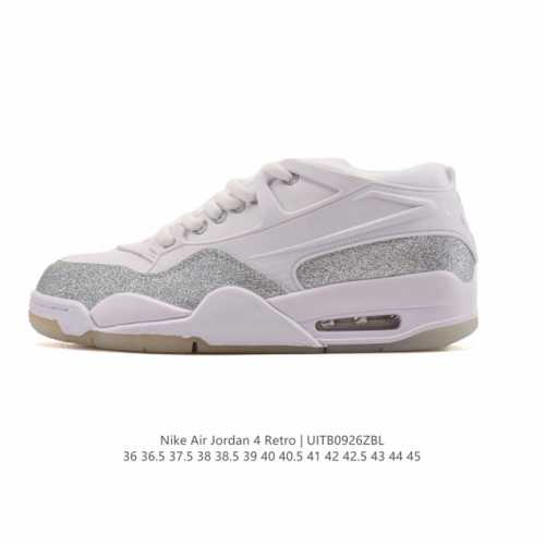 耐克 Nike Air Jordan 4 Retro Og迈克尔 乔丹Aj4代乔4 低帮复古休闲运动文化篮球鞋。秉承轻量化的速度型篮球鞋设计思想完成设计，降低重