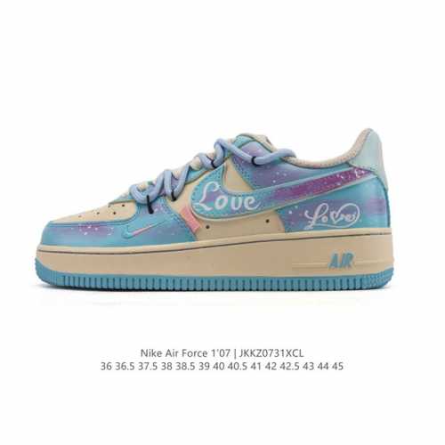 公司级 Af1耐克 Nike Air Force 1 ‘07 Low 空军一号 小白鞋 解构绑带 双鞋带 厚底增高百搭运动板鞋 原楦头原纸板 打造纯正空军版型，