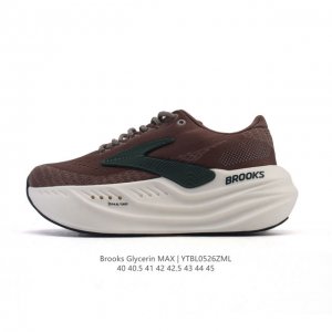 新品公司级 布鲁克斯 Glycerin Max 超级甘油:舒适的增高神器 Brooks Glycerin Max是一款极具突破性的顶级缓震运动跑鞋 由百年专业跑