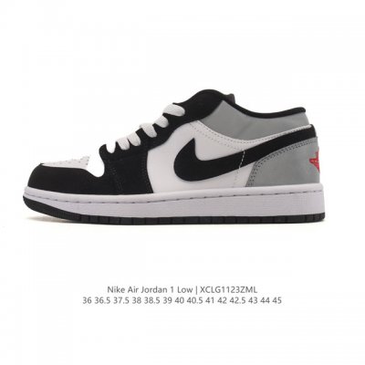 公司级 真标 耐克 乔丹Air Jordan 1 Low Aj1 乔1 乔丹1代Aj1 低帮复古文化休闲运动篮球鞋。该鞋款从 1985 年元年款汲取设计灵感，焕