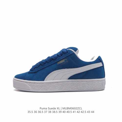 彪马puma Suede Xl 低帮复古轻便透气防滑减震休闲鞋 厚底增高运动板鞋。 尺码: 35.5-45含半码 货号：395205 01 编码：Mlbm060