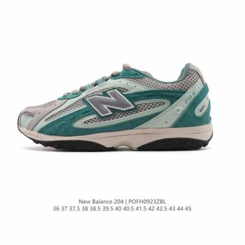 新品公司级 新百伦 2025年新款 New Balance 204L 2025年夏季登场：复古薄底鞋重塑都市运动美学时尚运动跑步鞋，以复古薄底设计与室内足球鞋灵