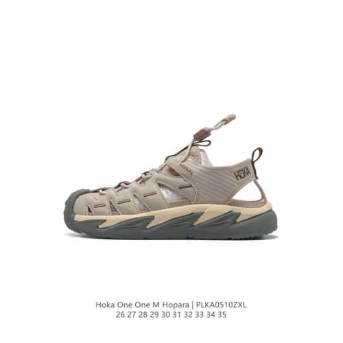 童鞋 Hoka One One Hopara 儿童款户外凉鞋 霍帕拉缓震登山徒步越野运动凉鞋 Hoka Hopara 二代来袭！夏日户外新色彩！#宝藏小众好鞋