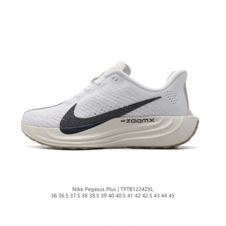 耐克 Nike Reactx Pegasus Plus Next Nature 超级飞马跑步鞋 厚底增高运动老爹鞋。登月兼顾迅疾外观和稳固脚感，后跟覆面和中足动 - 点击图像关闭