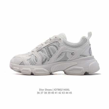 公司级 Dior 迪奥 高奢品牌 彰显高级气质 Dior 运动鞋低帮系列复古休闲鞋时尚慢跑鞋厚底老爹鞋圆头系带 运动跑鞋 生活休闲鞋 男女同款 时髦单品 时尚百 - 点击图像关闭