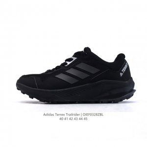 200 【公司级】阿迪达斯 （Adidas） Trail Rider Trail Shoes 户外越野跑鞋耐磨舒适休闲运动鞋，厚底增高老爹鞋。这款Adidas