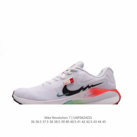 耐克 Nike Revolution 7 Wide 公路跑步鞋 宽版 厚底增高老爹鞋透气网面运动鞋。采用柔软缓震设计，具有出色支撑力，为你开启跑步新境界。这款公 - 点击图像关闭