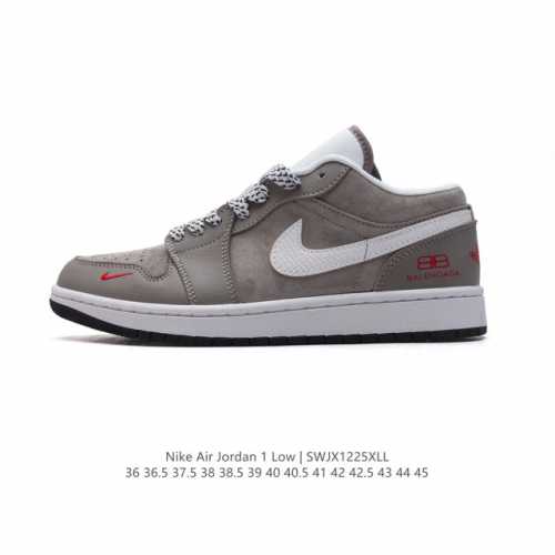 公司级 耐克 乔丹air Jordan 1 Low Aj1 乔1 乔丹1代aj1 低帮复古文化休闲运动篮球鞋。该鞋款从 1985 年元年款汲取设计灵感，焕新演绎