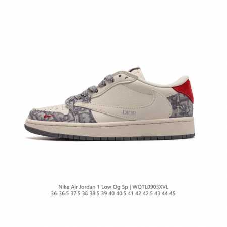 公司级 耐克 Nike Air Jordan 1 Low Og Sp Military Blue Aj1乔1 倒勾 迪奥 Dior联名 低帮篮球鞋 Aj1 乔丹 - 点击图像关闭