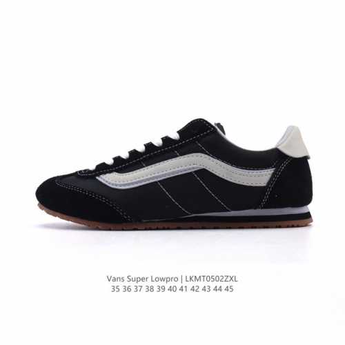 新品 Vans范斯新款Super Lowpro低帮休闲鞋复古百搭板鞋 Vn000D83Ccz早春复古风，Vans薄底鞋来助力！春天已经悄悄来临，上海的阳光明媚得
