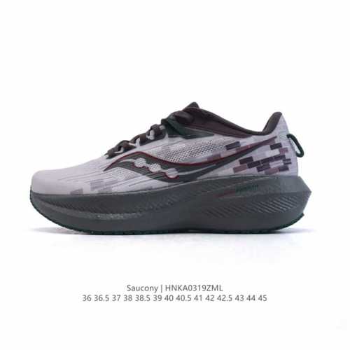 220 【公司级】Saucony 索康尼 Triumph系列 胜利 21代 中性跑鞋 强缓震跑步鞋轻便男女款厚度增高跑鞋透气运动老爹鞋子，是来自美国的专业跑鞋品