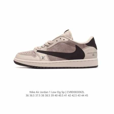 公司级 耐克 Nike Air Jordan 1 Low Og Sp Military Blue Aj1乔1 倒勾 路易威登联名 低帮篮球鞋 Aj1 乔丹1代 - 点击图像关闭