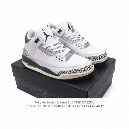 公司级 耐克 乔丹 Aj3 耐克 Nike Air Jordan 3 Retro Se 乔3 复刻篮球鞋 乔丹3代 三代 男女子运动鞋，作为 Aj 系列中广受认 - 点击图像关闭