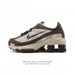新童鞋 耐克Nike Shox Ride 2 织物 防滑耐磨 复古 儿童运动跑鞋 气垫缓震运动篮球鞋 Shox系列：舒适与时尚的完美结合，这款现代经典之作，凭借