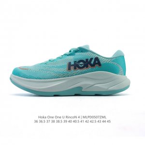 新品公司级 Hoka One One 春夏林康4公路跑步鞋Rincon 4轻量透气防滑运动老爹鞋 Hoka Rincon 4 跑鞋林康4代跑鞋，鞋身轻盈，鞋面透