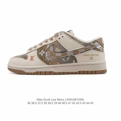 耐克 Nike Dunk Low Retro 运动鞋复古板鞋。作为 80 年代经典篮球鞋款，起初专为硬木球场打造，后来成为席卷街头的时尚标杆，现以经典细节和复古