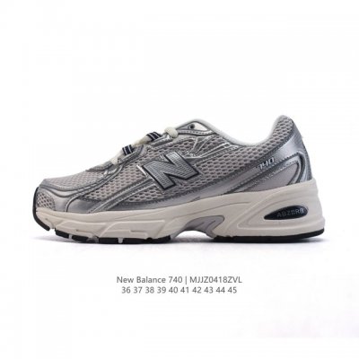 公司级 New Balance Mr740 Nb新百伦系列复古老爹风休闲运动慢跑鞋。采用轻质牛剖革拼接透气网眼衬垫织物鞋面材质 T-Beam大底提供足步弓支撑
