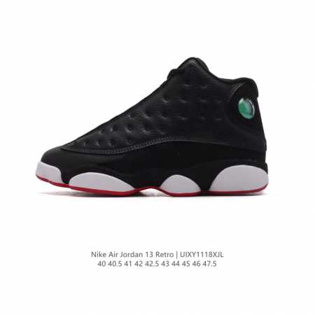 公司级 耐克 Nike Air Jordan 13 Retro 高帮 Aj13 乔丹13代 乔丹篮球鞋系列运动鞋 Airjordan 13以黑豹的风格制成，从猫 - 点击图像关闭