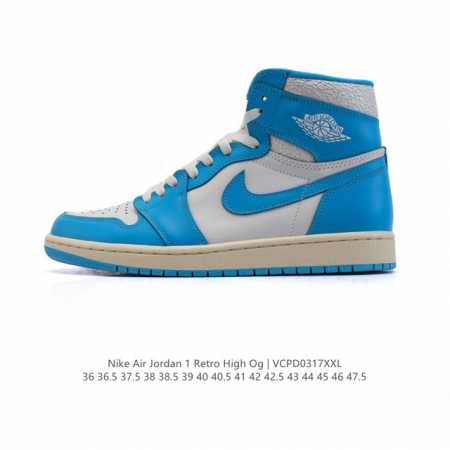 290 【公司级】耐克 男女同款运动板鞋 Nike Air Jordan 1 Retro High Og 乔丹一代Aj1 乔1 Aj1 篮球鞋复刻运动鞋。皮面高 - 点击图像关闭