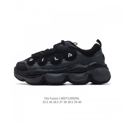 公司级 斐乐 女款老爹鞋 Fila Fusion 厚底增高百搭运动鞋 意大利百年经典运动品牌，网红单品 小红书推荐爆款 Fila斐乐新款小白鞋斐乐潮牌文化街头风