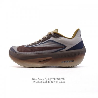 公司级 Nike耐克Zoom Fly 6 马拉松碳板跑步鞋男鞋Fn8455-001春新款男子Zoom Fly 6 prm缓震轻便跑步鞋。这款鞋在继承了 Nike