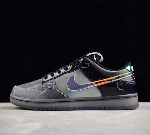 Nk Dunk Low Hyperflat 黑灰黄镭射渐变 Sb低帮休闲板鞋 Fv3617-001 尺码 36 36 5 37 5 38 38 5 39 40