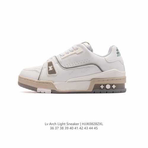 Louis Vuitton 路易威登 原装进口平纹纹粒面小牛皮革鞋面材质，原装一致tpr光泽组合鞋底，耐弯折滴塑支持片，鞋垫嵌入超软脚感乳胶材质驴的篮球鞋,Vi