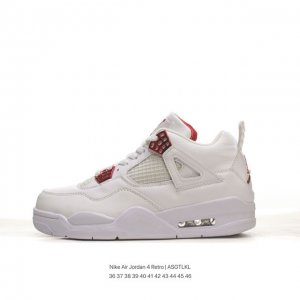 aj4 乔4 jordan 乔丹 原楦原纸版数据开发，采用磨砂牛皮拼接牛剖爆裂纹皮革鞋面材质，鞋垫配置欧索莱去臭除味物料，缜密定位拉帮及注胶效果，中底pu内嵌开