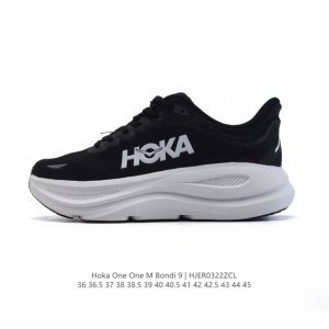170 hoka畅行无阻 Hoka One One Bondi 9 舒适百搭耐磨轻便 低帮跑步鞋 男女同款。Bondi 9 最显著的变化在于其鞋底单元，原本扎实