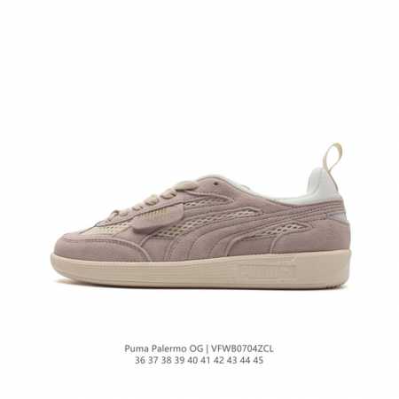 彪马PUMA Palermo OG 防滑耐磨低帮德训板鞋 男女运动鞋，ARMY TRAINER OG休闲鞋沿用德训鞋经典外观 鞋身和鞋舌分别添加了品牌标志性 L - 点击图像关闭
