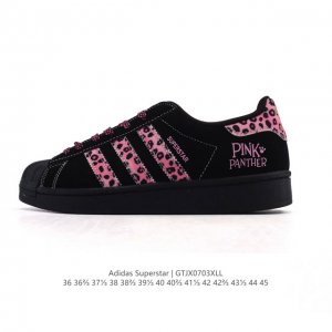 公司级 阿迪达斯 Adidas Superstar 2025年新款鞋子 蛇年新款经典贝壳头系列 新款休闲板鞋潮流男女士运动鞋 。鞋面柔软皮革拼接材质 标志性的贝