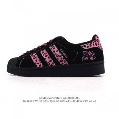 公司级 阿迪达斯 Adidas Superstar 2025年新款鞋子 蛇年新款经典贝壳头系列 新款休闲板鞋潮流男女士运动鞋 。鞋面柔软皮革拼接材质 标志性的贝