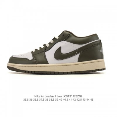 公司级 真标 耐克 乔丹Air Jordan 1 Low Aj1 乔1 乔丹1代Aj1 低帮复古文化休闲运动篮球鞋。该鞋款从 1985 年元年款汲取设计灵感，焕