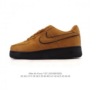 耐克 Nike Air Force 1 '07 Low 空军一号含气垫 小白鞋 2025年新款 低帮百搭厚底增高休闲运动板鞋。柔软、弹性十足的缓震性能和出色的中