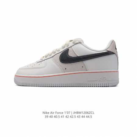 耐克 Nike Air Force 1 '07 Low 空军一号含气垫 小白鞋 低帮百搭厚底增高休闲运动板鞋。柔软、弹性十足的缓震性能和出色的中底设计，横跨复古 - 点击图像关闭