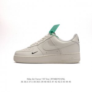 公司级 附赠送logo清洁刷 Af1耐克 Nike Air Force 1 ‘07 Low 空军一号厚底增高百搭休闲运动板鞋 原楦头原纸板 打造纯正空军版型，专