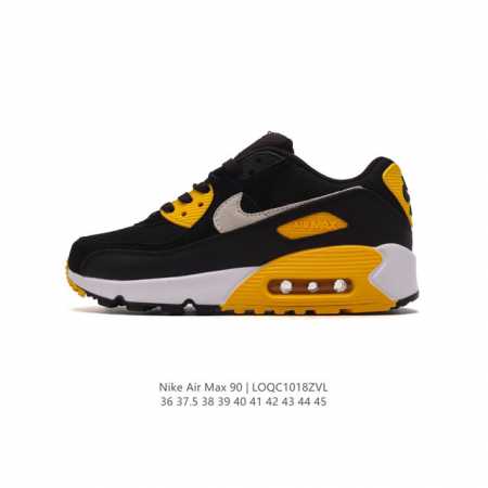 NIKE耐克运动鞋 Air max 90 健身运动跑鞋休闲鞋 复古风十足！Air Max 90 作为 Nike 旗下最经典的鞋型之一，凭借着百搭的造型，获得众多 - 点击图像关闭