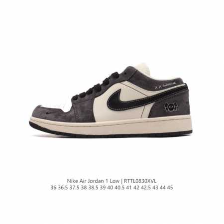 公司级 耐克 乔丹air Jordan 1 Low Aj1 乔1 乔丹1代aj1 低帮复古文化休闲运动篮球鞋。该鞋款从 1985 年元年款汲取设计灵感，焕新演绎 - 点击图像关闭